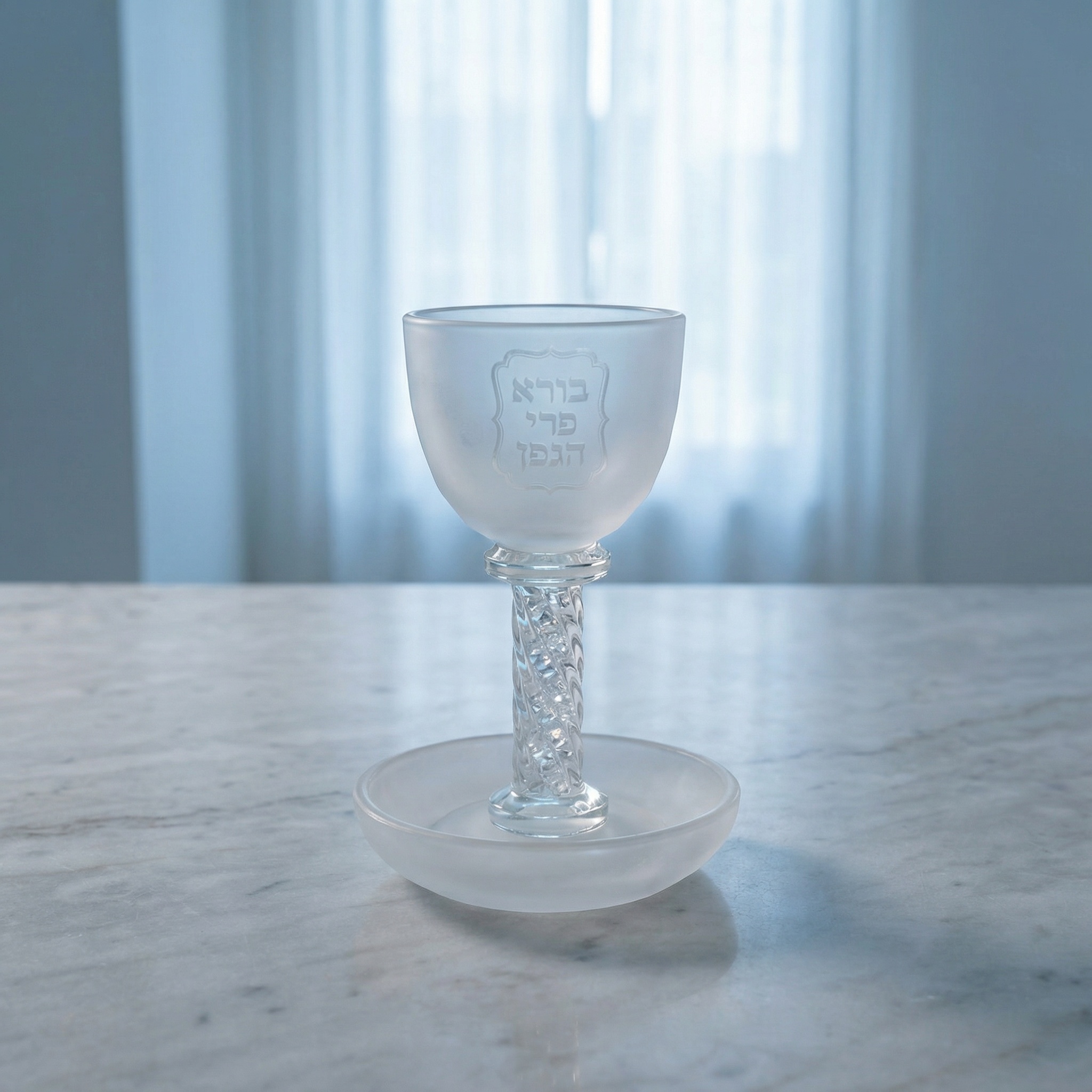 כוס קידוש בורא פרי הגפן