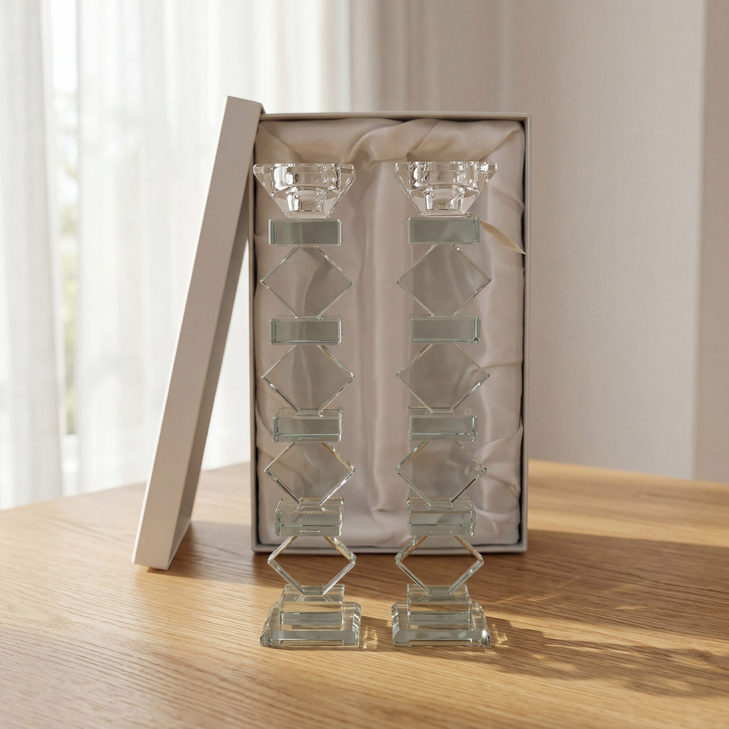 פמוט משושה גבוה | 28 ס״מ × 6 ס״מ – תמונה 2