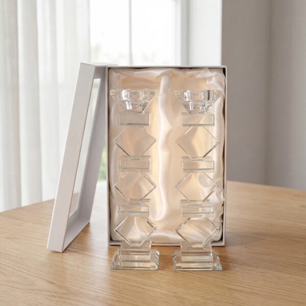 פמוט משושה בינוני | 23 ס״מ × 6 ס״מ