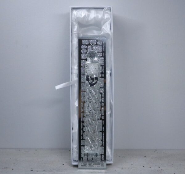 בית מזוזה דקורטיבי בעיצוב זכוכית יוקרתית