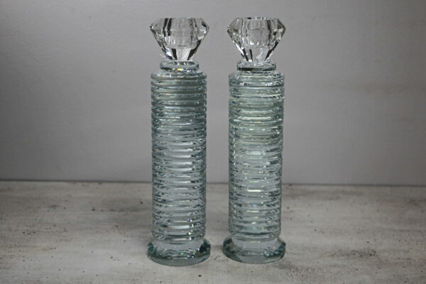 פמוט גליל יהלום גבוה | 23 ס״מ × 6 ס״מ