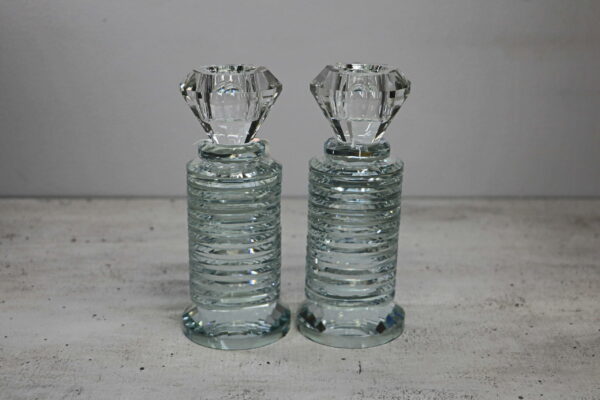 פמוט גליל יהלום נמוך | 15 ס״מ × 6 ס״מ