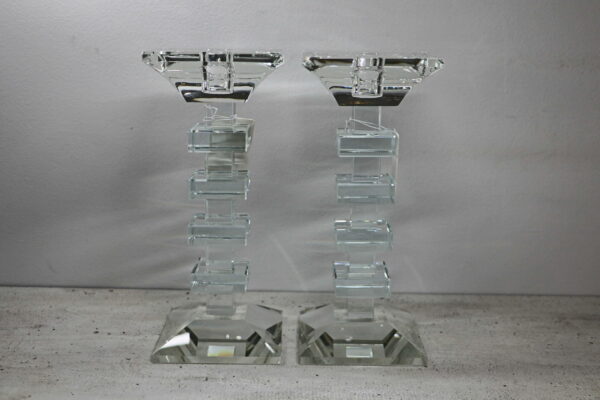 פמוט מהודר מדרגות נמוך | 22 ס״מ × 9 ס״מ