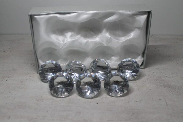 אבני קישוט יוקרתיות לשולחן שבת | סט 7 אבנים