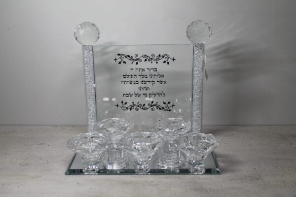 פמוט 5 קנים | רוחב 22 ס״מ | גובה 21 ס״מ