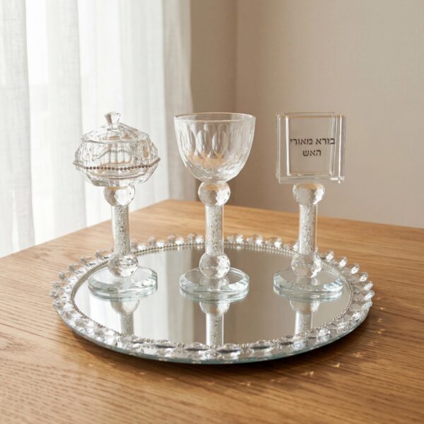 סט הבדלה קריסטל יוקרתי